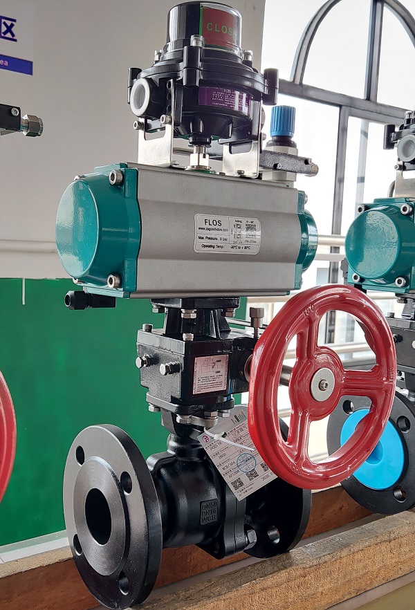 valve online | product - pneumatic ball valve with handwheel