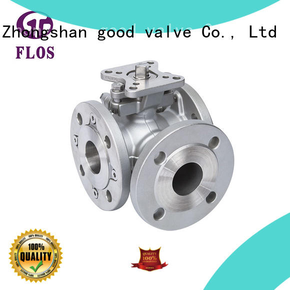 switch 3 way flanged ball valve dimensions manufacturer for closing piping flow FLOS
