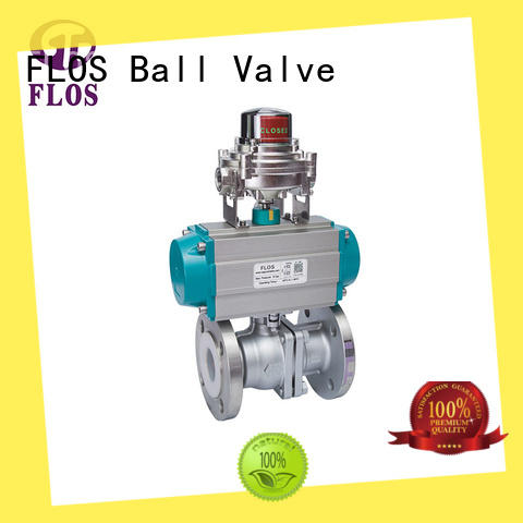 FLOS pneumaticworm two piece ball valve supplier for directing flow