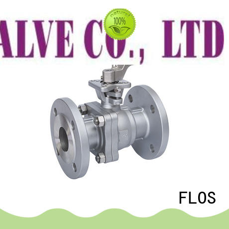 FLOS durable 2-piece ball valve wholesale for closing piping flow