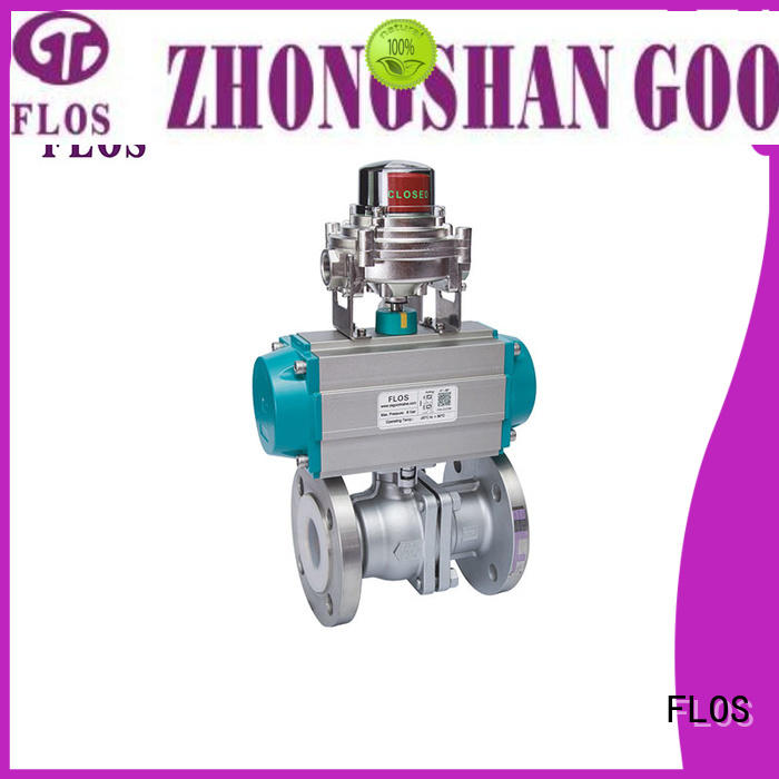 FLOS switchflanged two piece ball valve company for opening piping flow