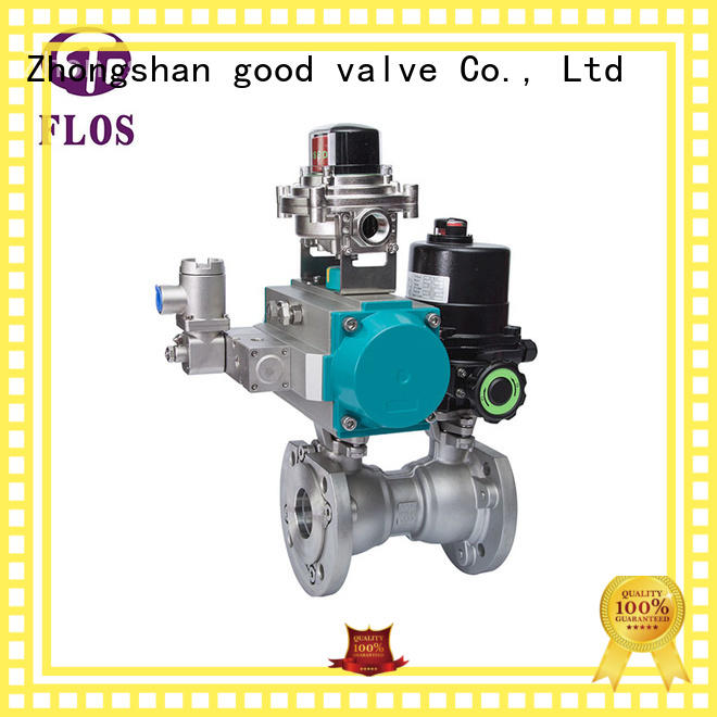 FLOS threaded 1-piece ball valve company for directing flow
