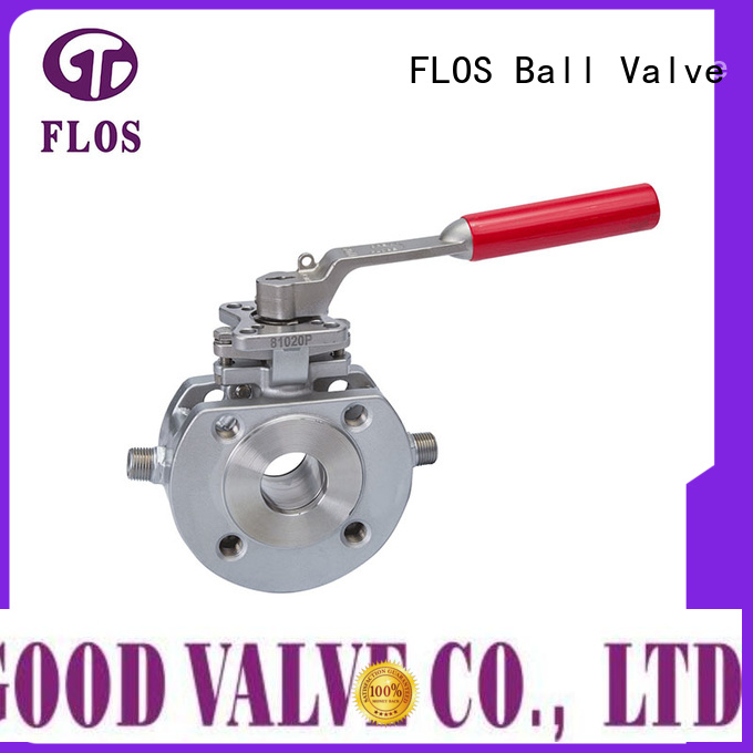 FLOS valve 1 piece ball valve supplier for opening piping flow