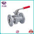 2 pc manual high-platform ball valve，flanged ends