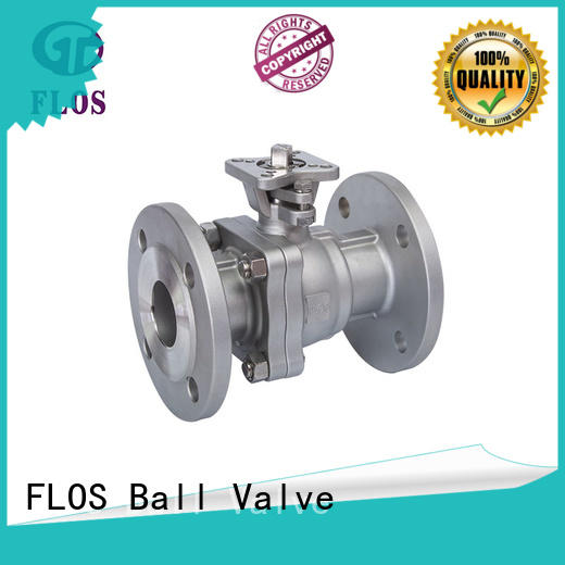 FLOS manual 2 piece stainless steel ball valve wholesale for directing flow