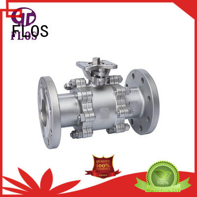 FLOS safety 3-piece ball valve pc for closing piping flow