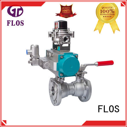 FLOS pneumaticelectric one piece ball valve for business for closing piping flow