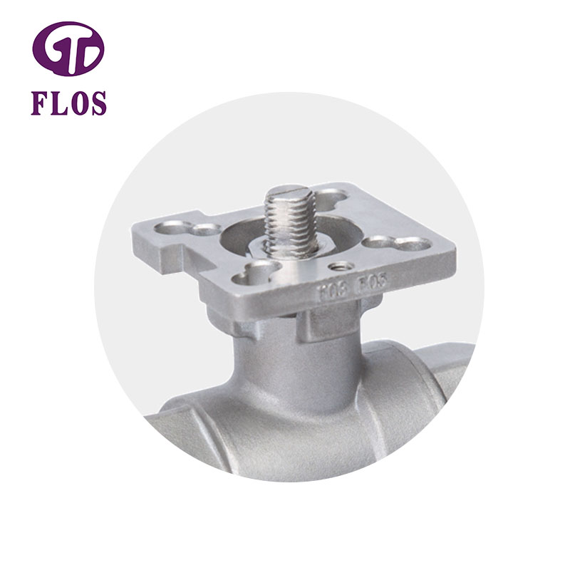 FLOS openclose 2 piece stainless steel ball valve for business for opening piping flow-1
