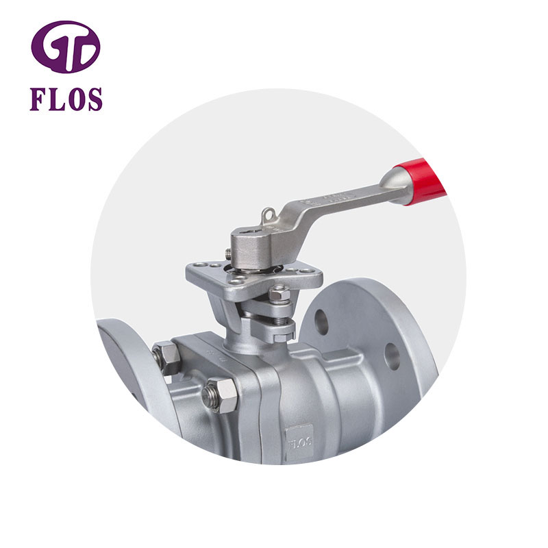 FLOS Custom 2 piece stainless steel ball valve Supply for closing piping flow-1