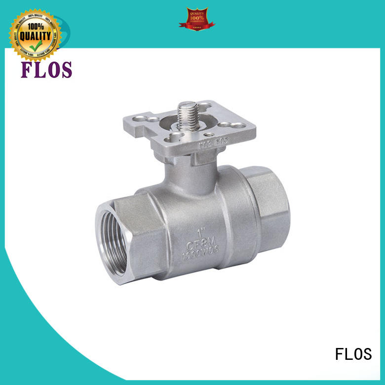 FLOS positionerflanged ball valves supplier for closing piping flow
