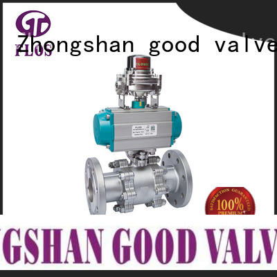 FLOS position 3 piece stainless steel ball valve supplier for closing piping flow
