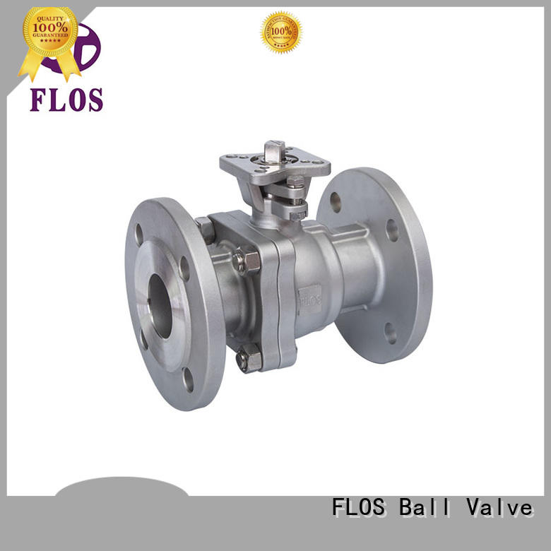 FLOS ball 2-piece ball valve wholesale for closing piping flow