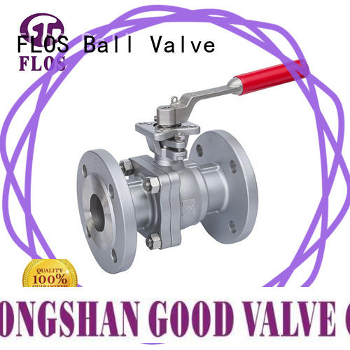 FLOS safety 2-piece ball valve manufacturer for directing flow