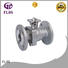 high quality stainless ball valve pneumatic supplier for opening piping flow