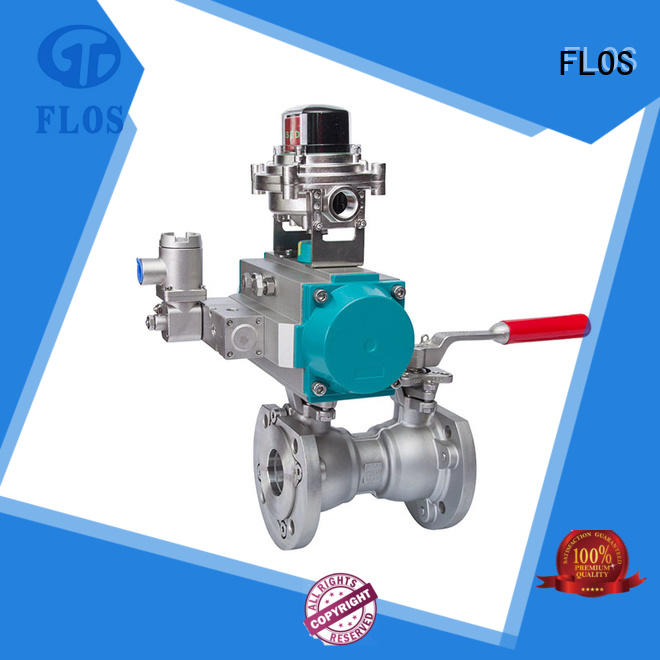 FLOS ball 1 piece ball valve wholesale for closing piping flow