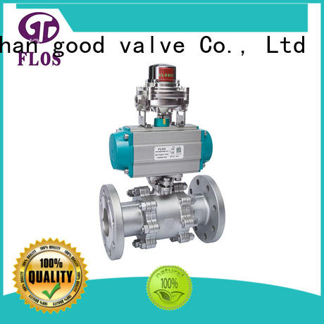 safety 3-piece ball valve pneumatic manufacturer for closing piping flow