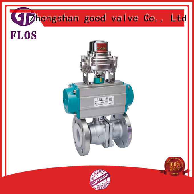 FLOS safety 2 piece stainless steel ball valve manufacturer for directing flow