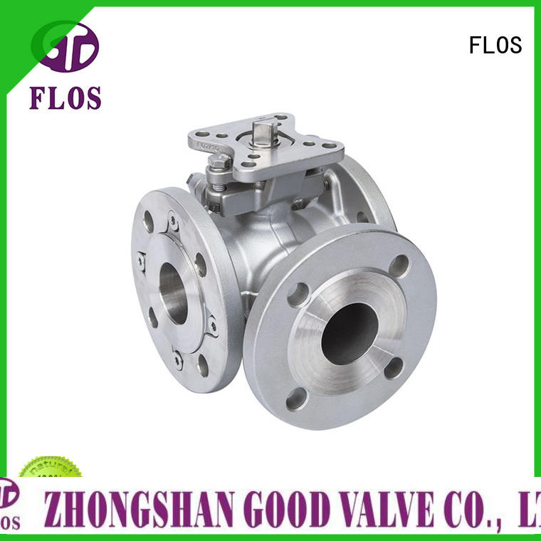 FLOS High-quality three way valve for business for opening piping flow