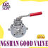 experienced 1 piece ball valve pneumaticmanual supplier for closing piping flow