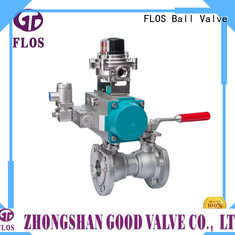 FLOS pc uni-body ball valve factory for opening piping flow