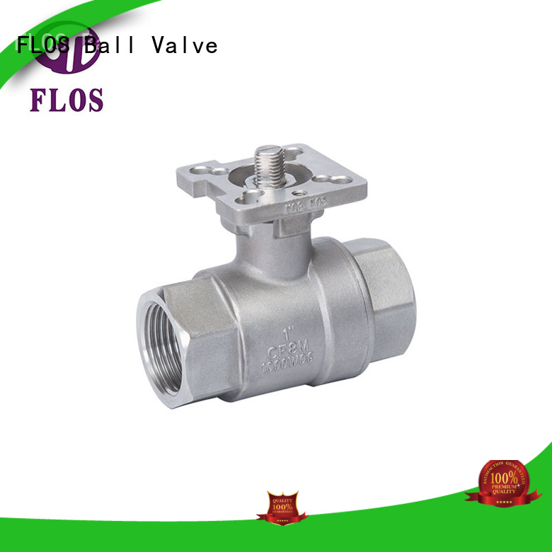 FLOS manual 2-piece ball valve wholesale for directing flow