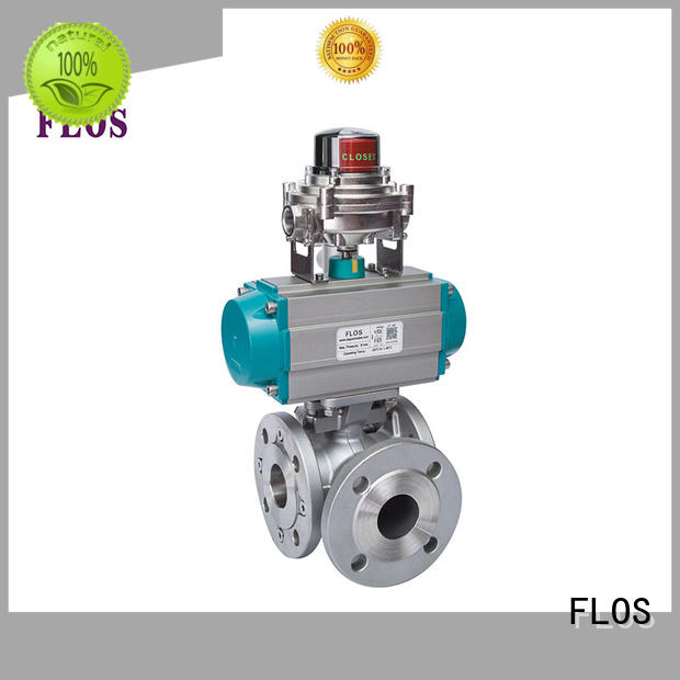 FLOS New three way valve factory for closing piping flow
