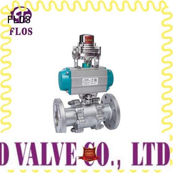 FLOS switch 3 piece stainless ball valve manufacturer for closing piping flow