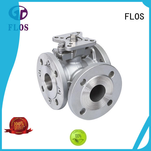 FLOS professional flanged end ball valve wholesale for opening piping flow