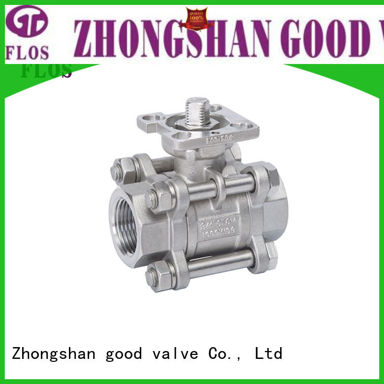 FLOS high quality 3-piece ball valve wholesale for closing piping flow