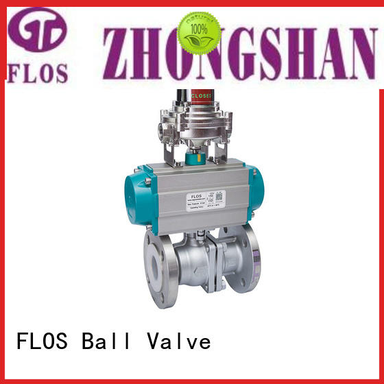 FLOS experienced 2 piece stainless steel ball valve supplier for closing piping flow