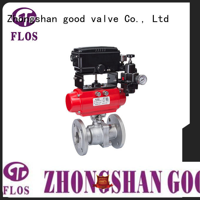 FLOS positionerflanged stainless ball valve manufacturer for directing flow