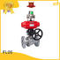 Top two piece ball valve openclose factory for closing piping flow