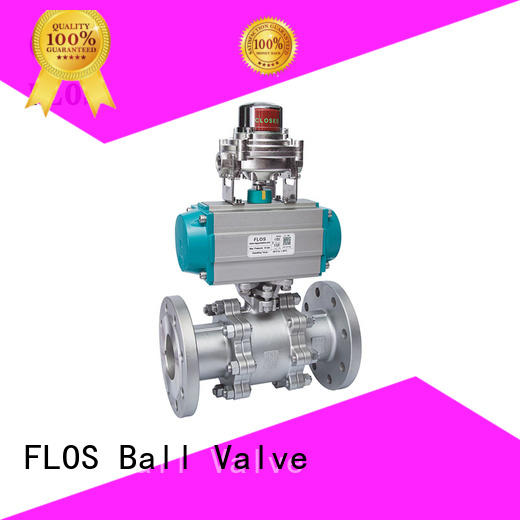 FLOS Custom 3 piece stainless ball valve company for opening piping flow