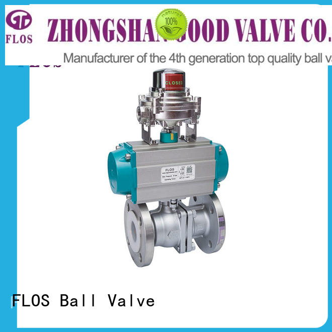 2 pc pneumatic ball valve with open-close position switch，flanged ends