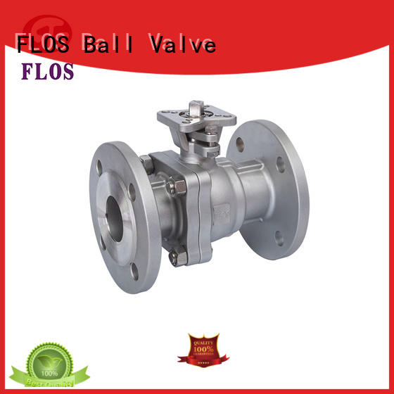 2 pc high-platform ball valve,flanged ends