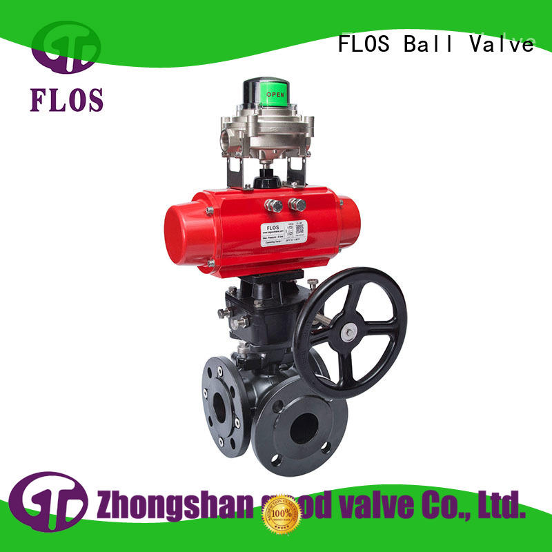 way 3 way flanged ball valve manufacturer for opening piping flow