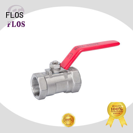 FLOS durable 1 piece ball valve wholesale for directing flow