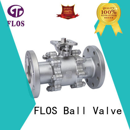 FLOS safety three piece ball valve supplier for directing flow