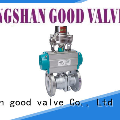professional stainless steel ball valve pneumatic supplier for opening piping flow