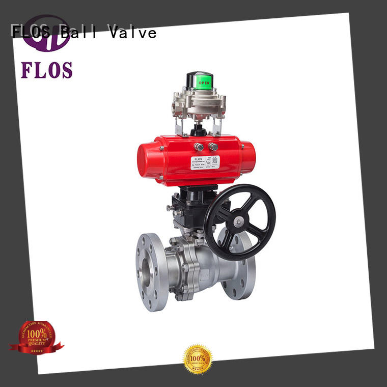 FLOS position 2-piece ball valve supplier for opening piping flow