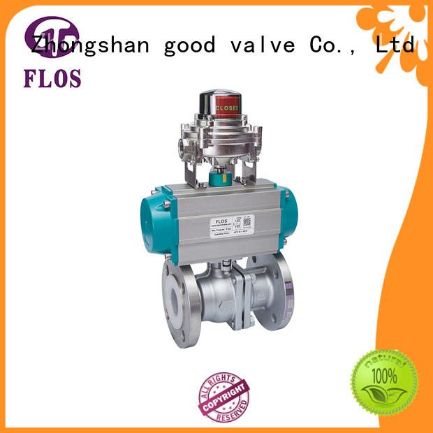 FLOS pneumaticworm 2 piece stainless steel ball valve supplier for opening piping flow
