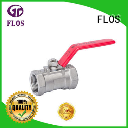 FLOS valve one piece ball valve wholesale for opening piping flow