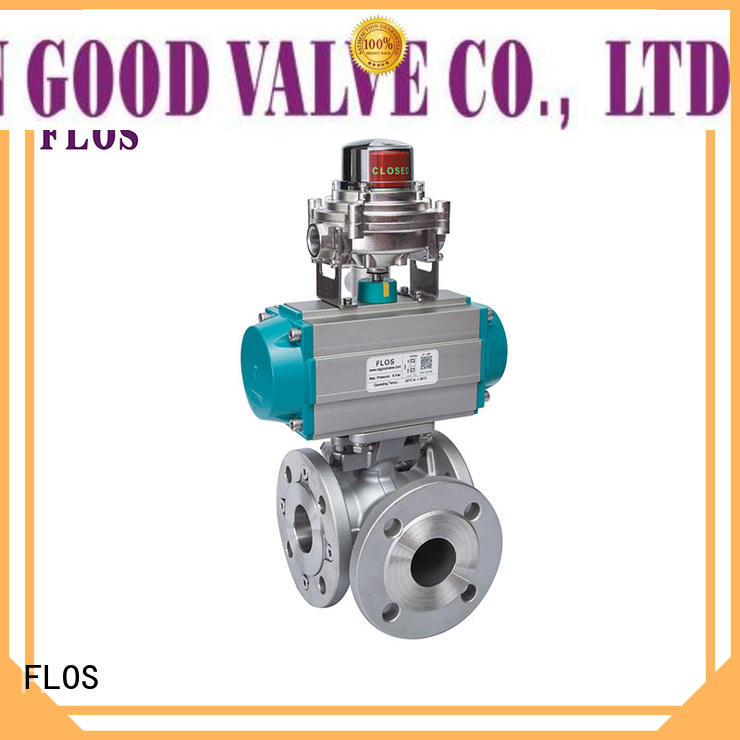FLOS carbon three way ball valve suppliers manufacturer for opening piping flow