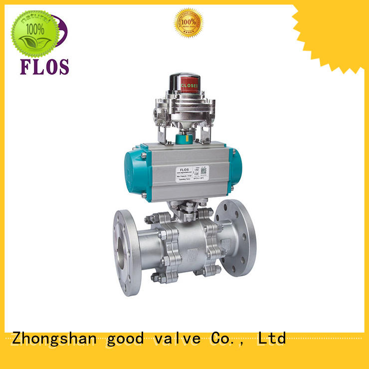 professional three piece ball valve flanged manufacturer for closing piping flow