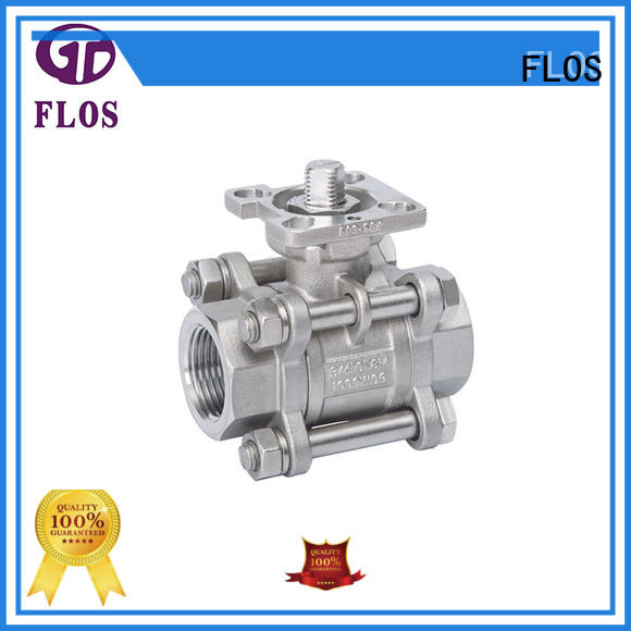 FLOS New 3 piece stainless steel ball valve Suppliers for closing piping flow