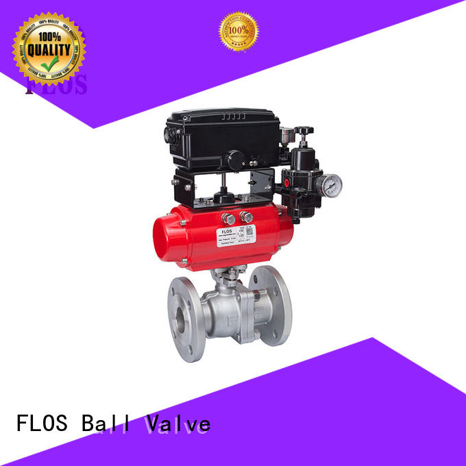 FLOS pneumaticworm ball valves factory for closing piping flow