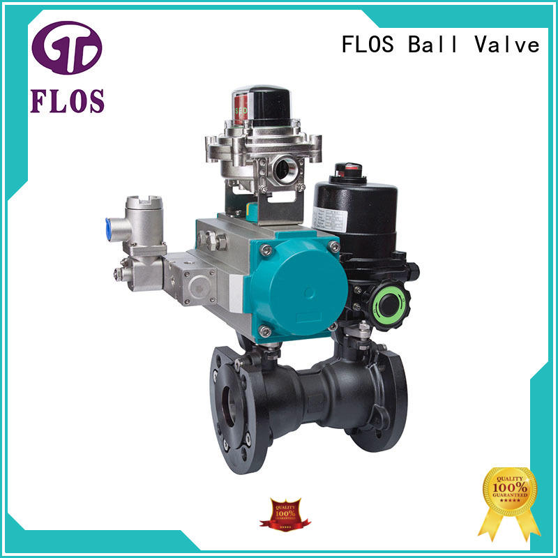 3 way pneumatic/electric carbon steel double ball valve with open-close position switch