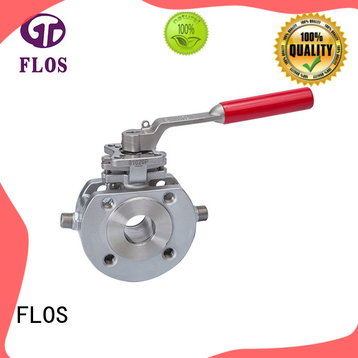 FLOS stainless 1 pc ball valve supplier for directing flow