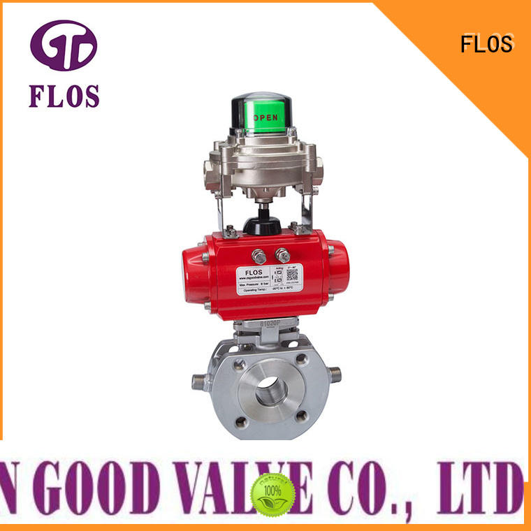 FLOS carbon 1-piece ball valve supplier for closing piping flow