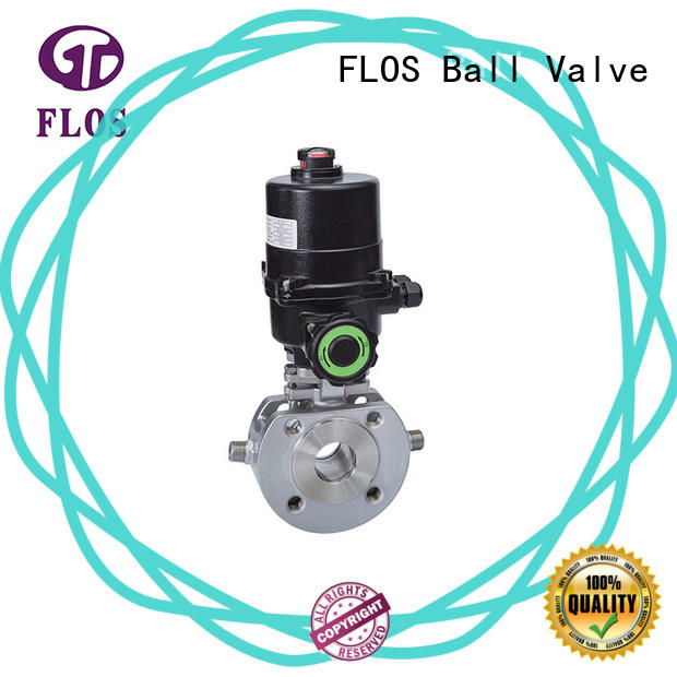 FLOS pneumaticmanual 1 pc ball valve wholesale for directing flow